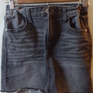 Art Class denim skirt size large black